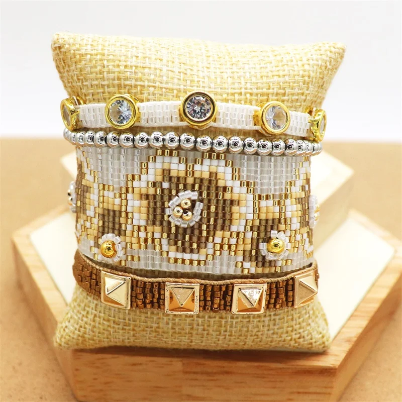 

ZHONGVI Bracelet For Women Trendy Jewelry MIYUKI Pulseras Mujer Moda 2020 Unique Bracelets Boho Bijoux Handmade Loom Woven