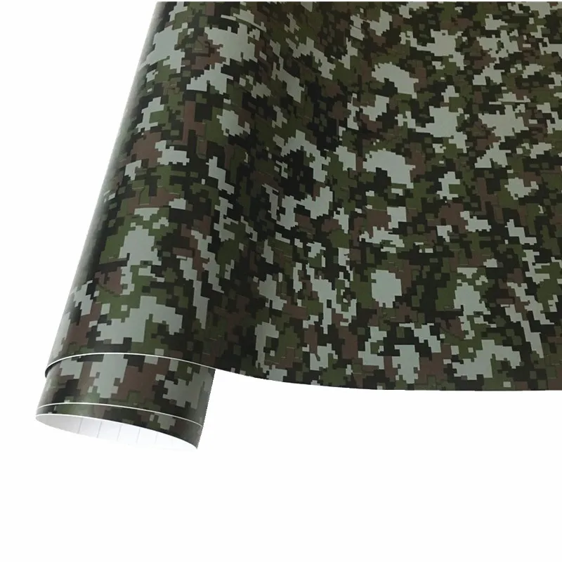 152x30cm Camouflage Vinyl PVC Car Sticker Wrap Film Digital Woodland Army Military Green Camo Desert Decal For Auto Motorcycle view 6