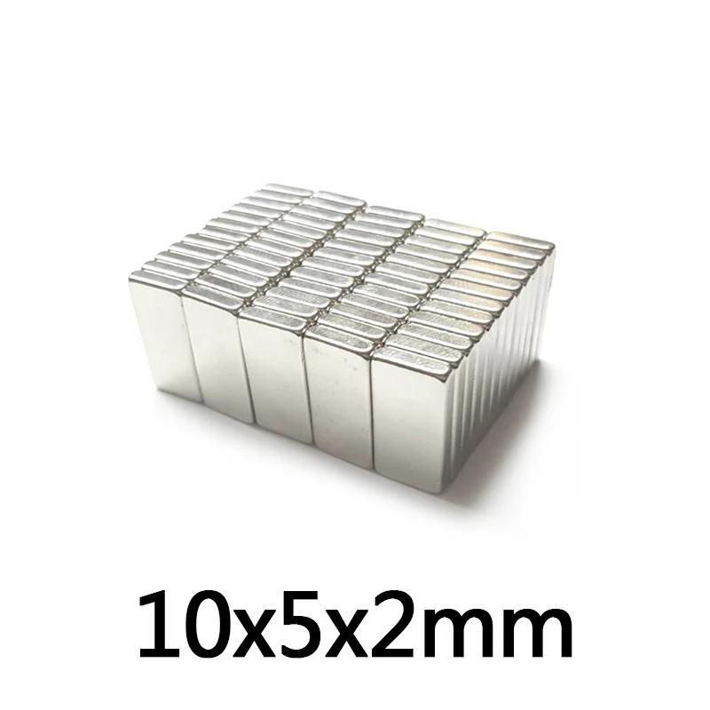 10x5x2 mm Small Block Powerful Magnets 10*5*3 Super Neodymium Magnet 10x4x2mm Stong NdFeB Permanent Magnetic 10*4*3 mm 10*3*2