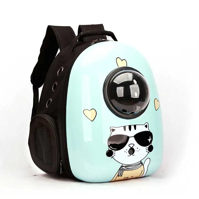 Small dogs and cats portable packaging pet cat sling backpack breathable cat travel outdoor backpack to carry pet supplies