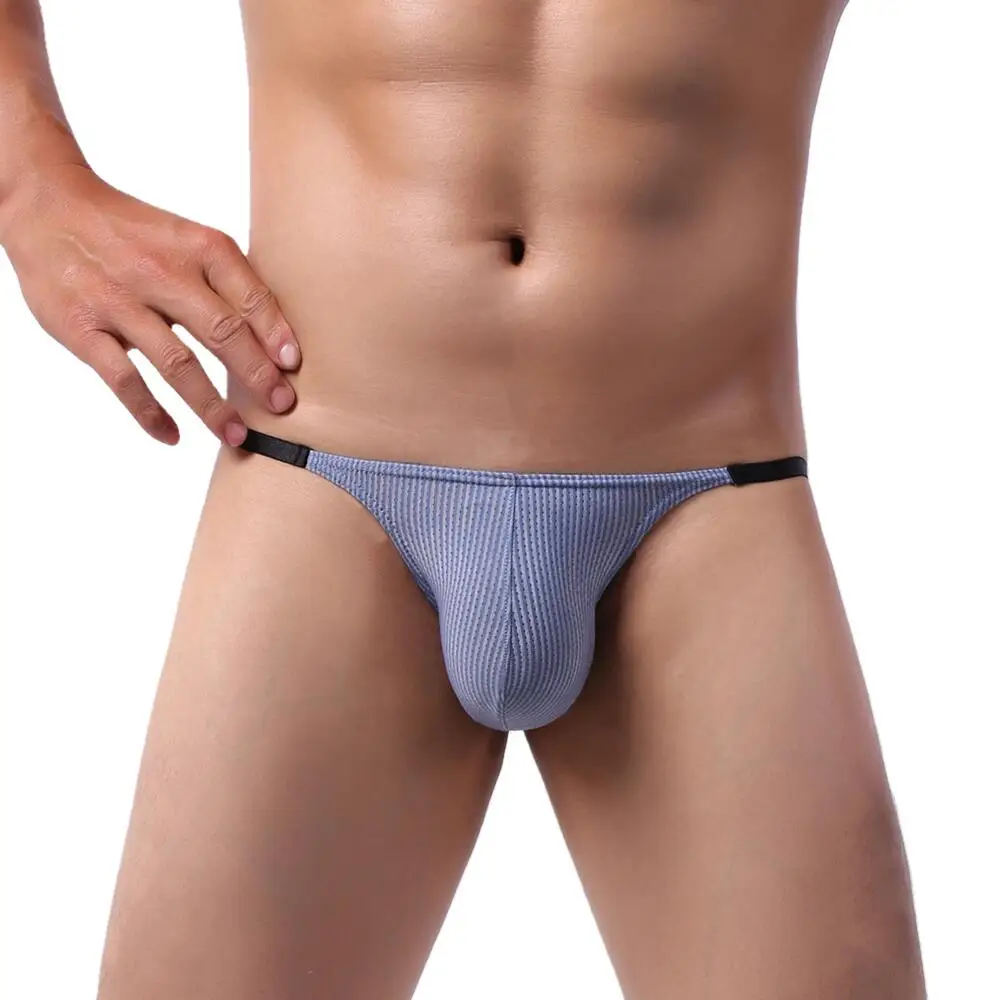 Sexy Underwear Men Briefs Male Mini Panties Penis Pouch String Low Waist Bikini hombre Lingerie Exrotic Underpants