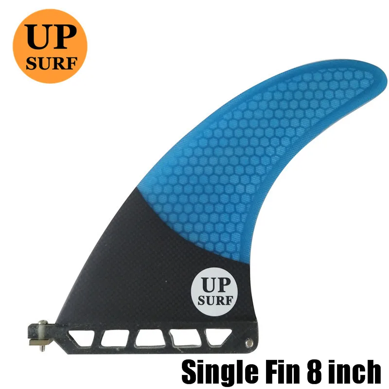 8 inch firberglass carbon single fin paddle board surfboard sup fin stand up paddle longboard fin sup board upsurf