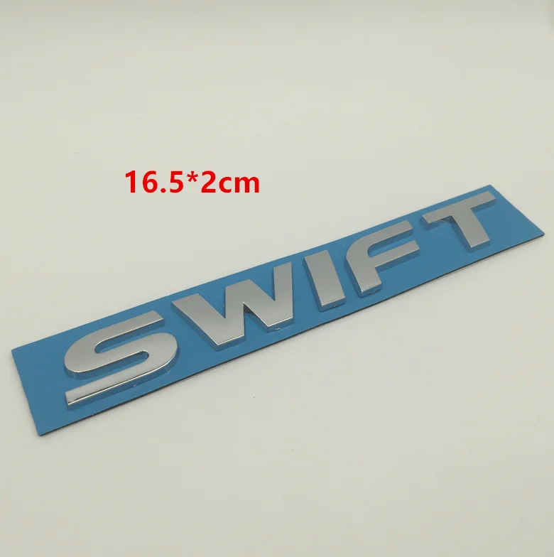 1pcs 3D ABS SWIFT car Emblem Letter Front Rear Tail trunk badge sticker Decal styling auto Accessories