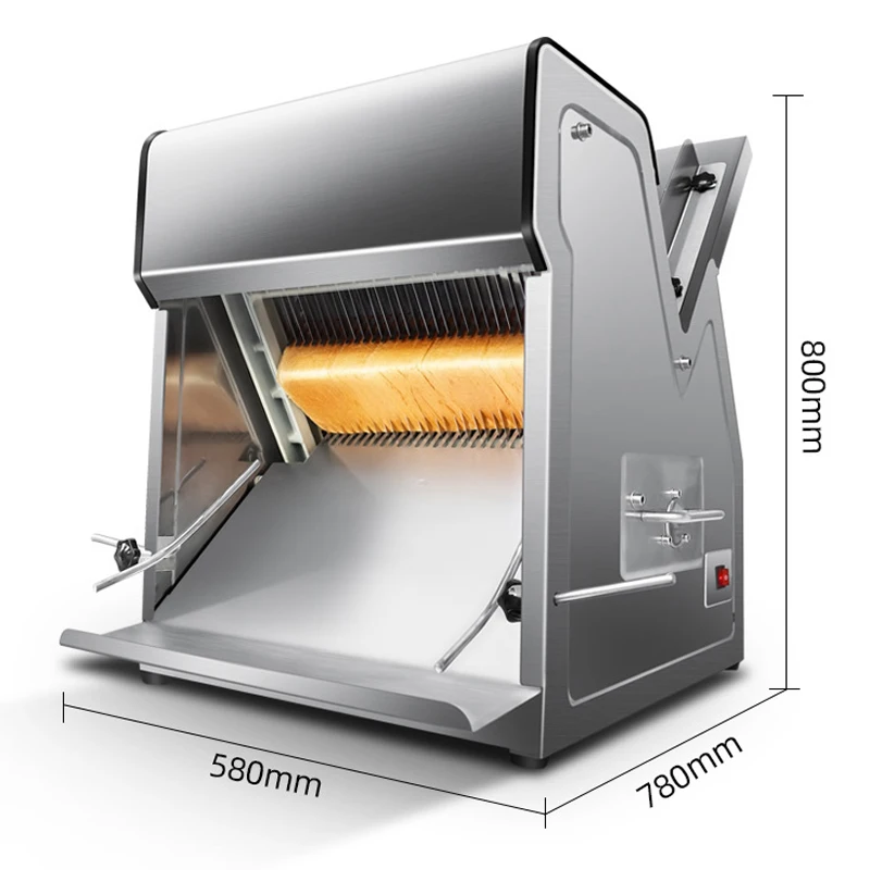 قطاعة الخبز التجاري قطاعة الفولاذ المقاوم للصدأ قطاعة الخبز خبز قطاعة الخبز المستوردة غرامة الأسنان