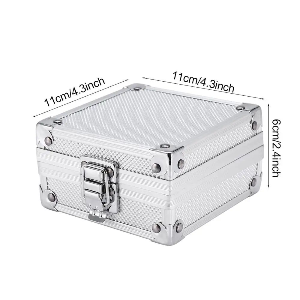 Quality Aluminum Alloy Tattoo Case Packagy Tattoo Machine Gun Carrying Storage Packing Box with Lock Design Tattoo Aluminum Box