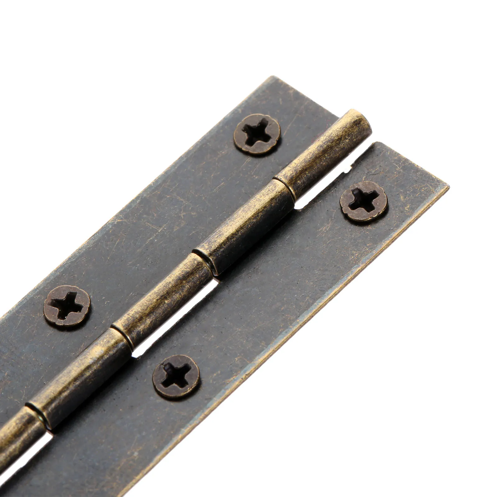 4pcs Lengthened Antique Brass Bronze Jewelry Chest Gift Wooden Music Box Wine Case Dollhouse Cabinet Door Hinge with Screw