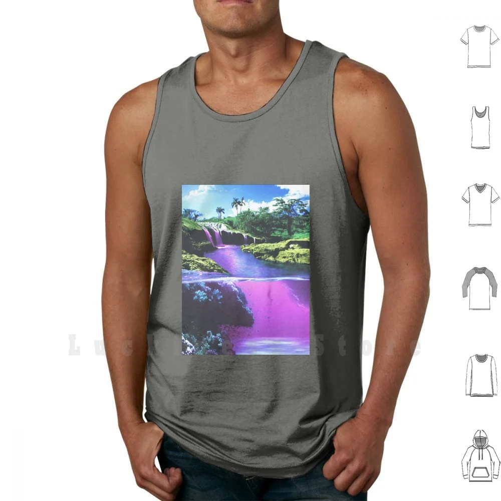 Lean / Trap Tank Tops Vest 100% Cotton Sad Sadboys Emotional Emotional Boys Vaporwave Vhs Aesthethic Aesthethics Trap Trap