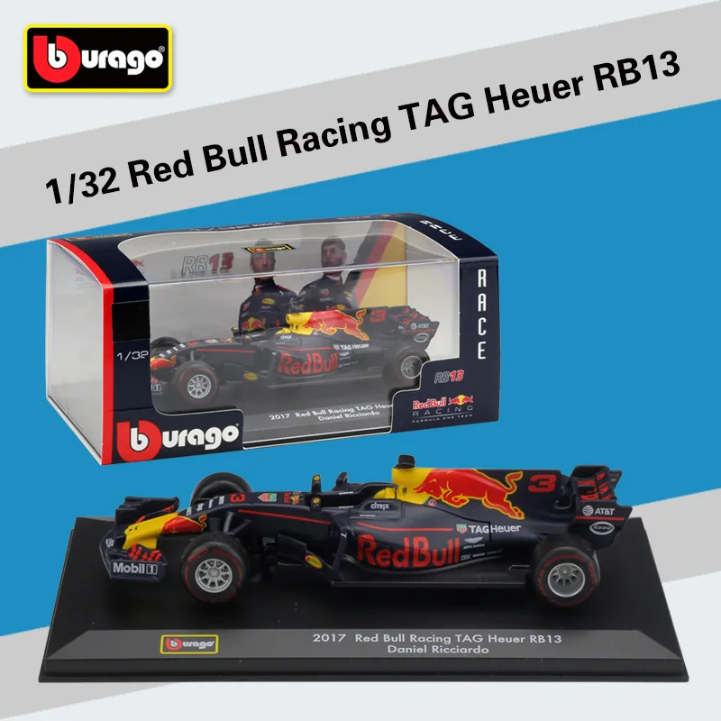 Bburago 1:32 2017 Red Bull RB13-3 Daniel Ricciardo F1 car with