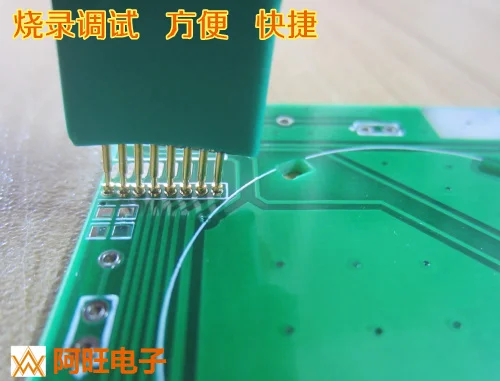 Sonda ardente da agulha da mola da agulha do teste da agulha do programa 1.27-8p 8 pés 1.27 passo 50mil