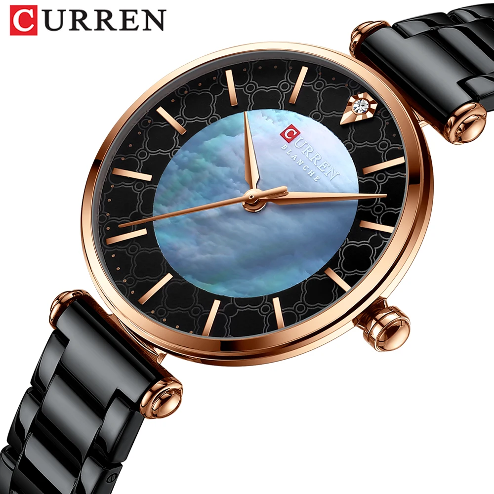 New Fashion Watch Women CURREN Top Brand Ladies Creative Steel Women Bracelet Watches Female Waterproof Clocks Relogio Feminino