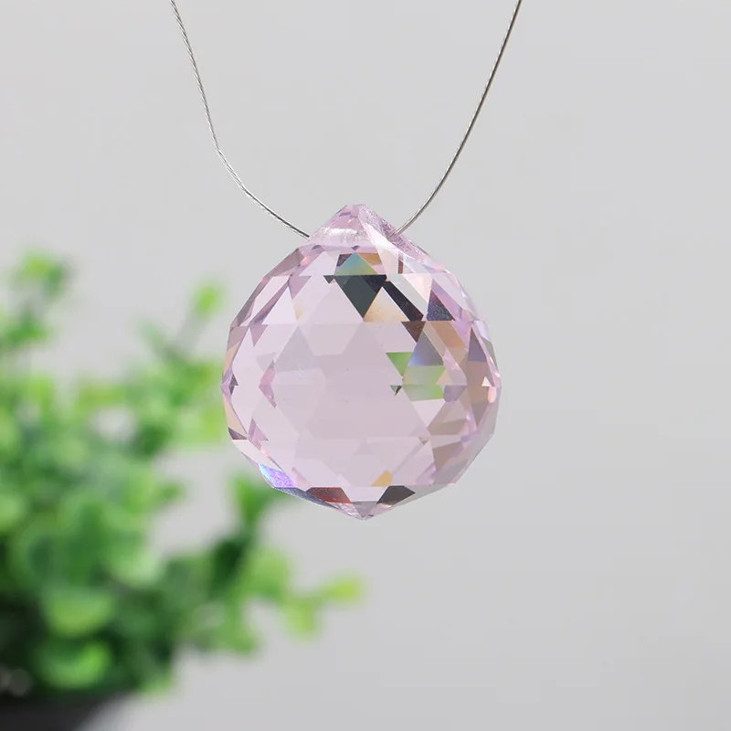 Transparent Crystal Sun Catcher, Creative Sharp Bead, Hotel, Home Decor, Room Decor, Wedding Lighting