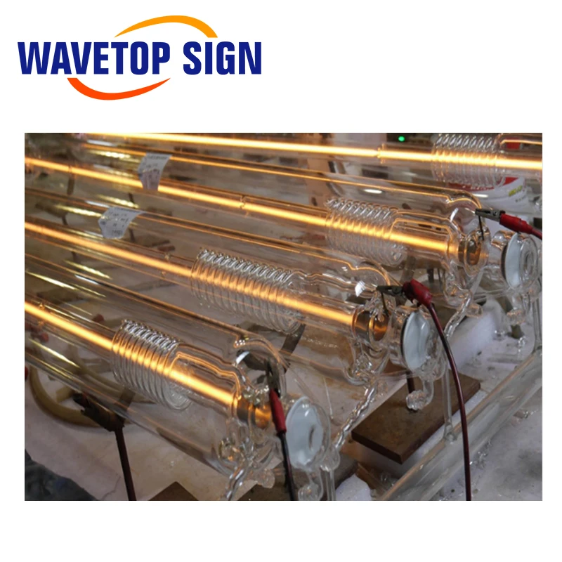 WaveTopSign tubo Laser Co2 lunghezza 1250mm 60W tubo di vetro Laser Dia.60mm uso per macchina da taglio per incisione Laser CO2