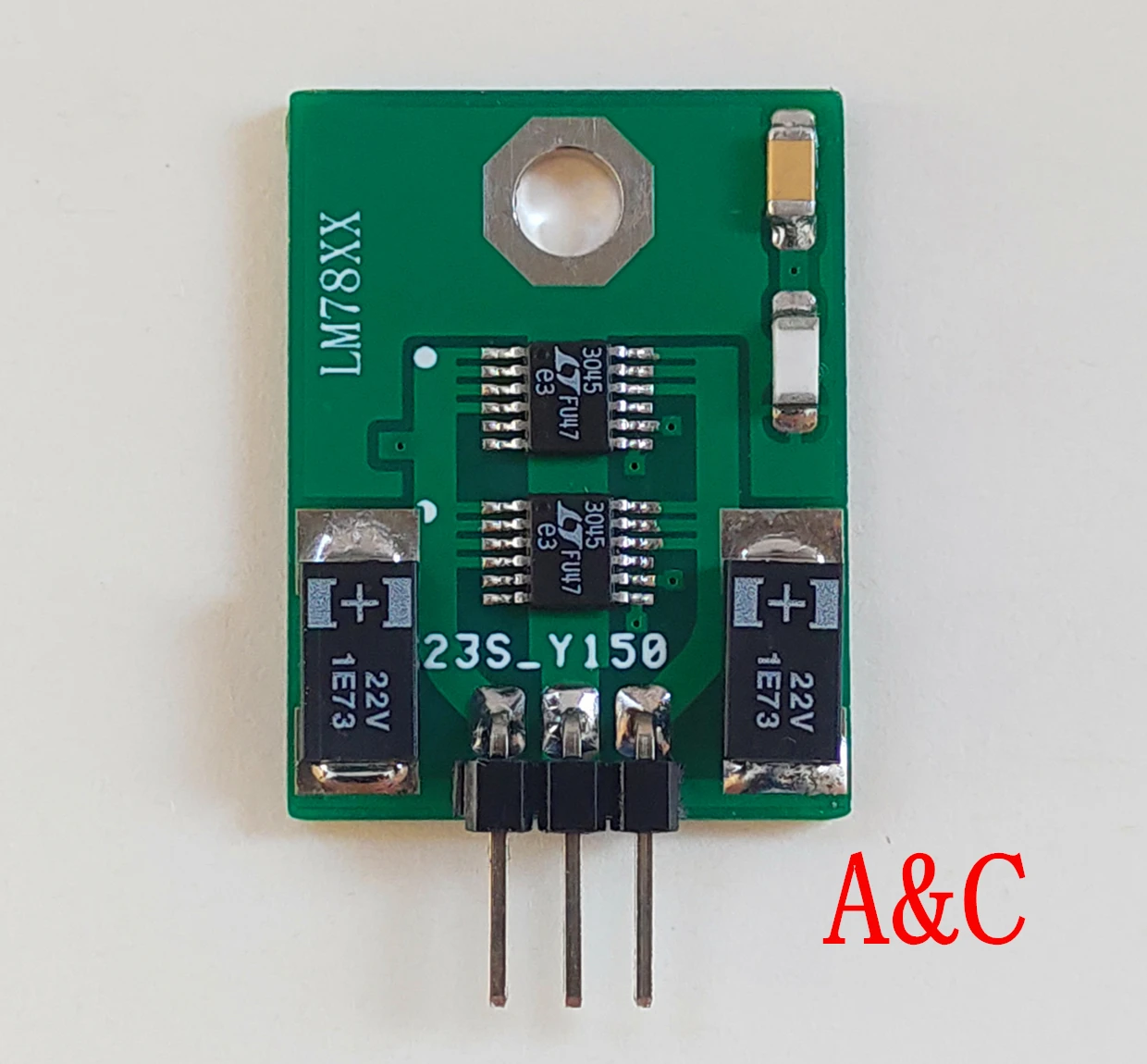 LT3045 linear regulated power supply module low noise RF radio frequency DAC multiple voltage compatible LM78XX