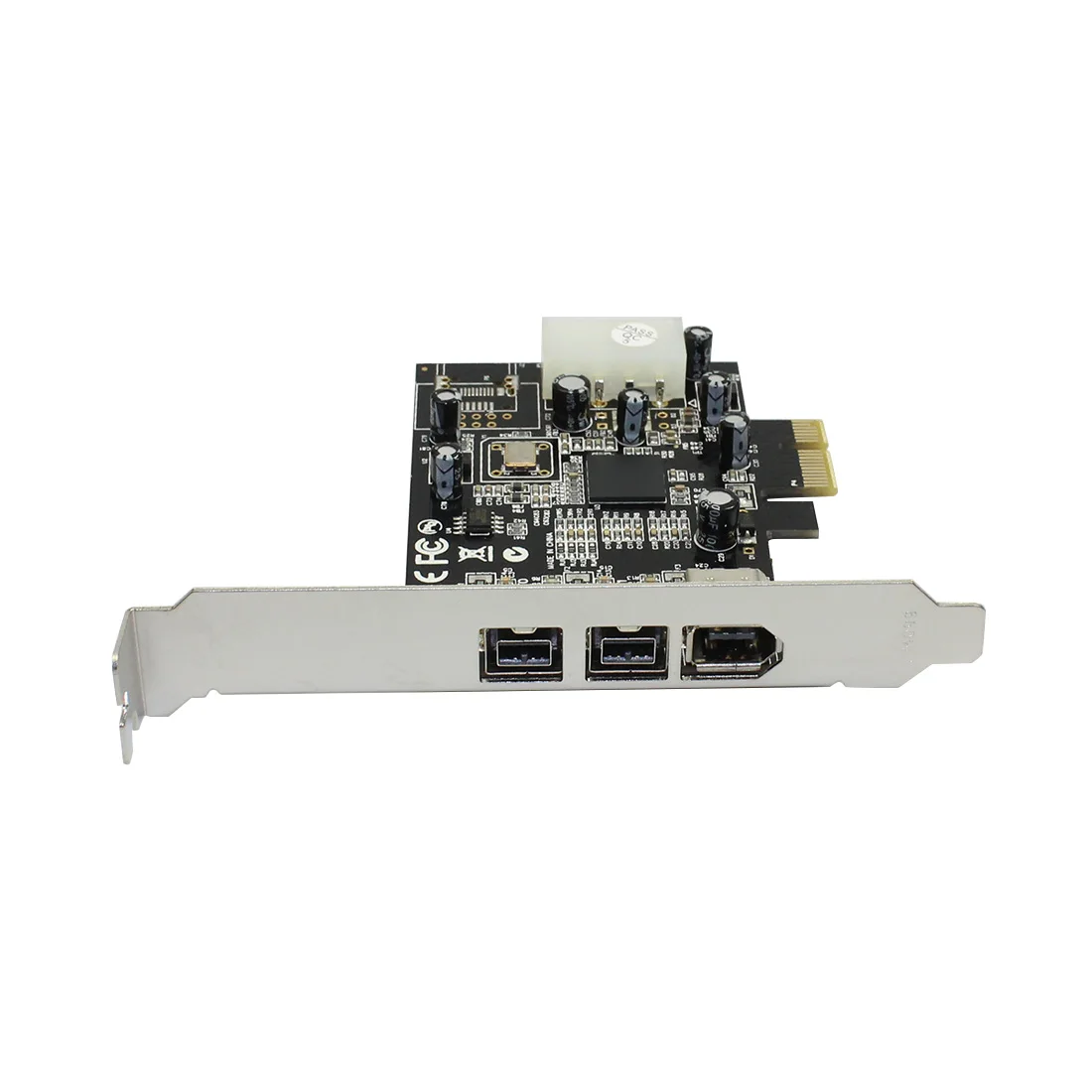 

PCIE Combo 3 Ports 2x 1394B 9Pin + 1x 1394A 6Pin PCI-Express Controller Card Adapter Expansion IEEE 1394 B+A for FireWire 800 PC