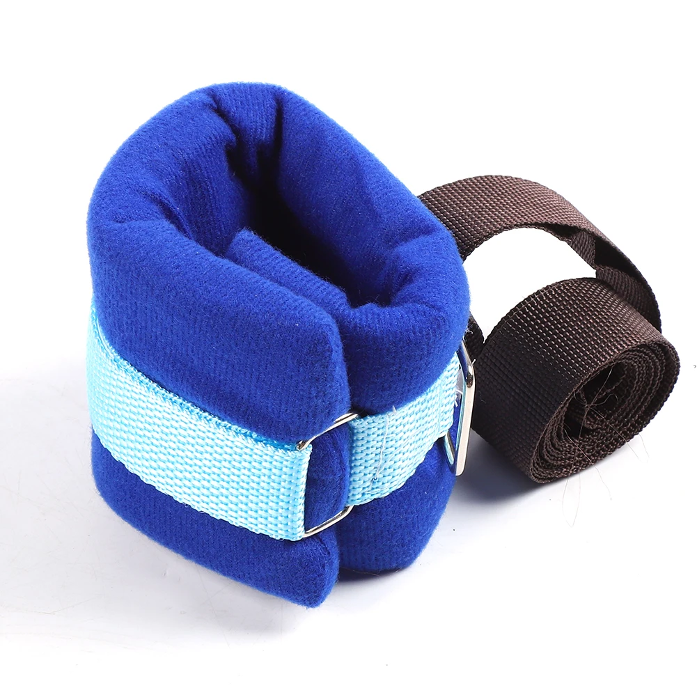 Patients Limbs Restraint Strap Wrist Ankle Fixation Belt Binding Band Blue Average Size For Home Health Care(Blue Average Size)