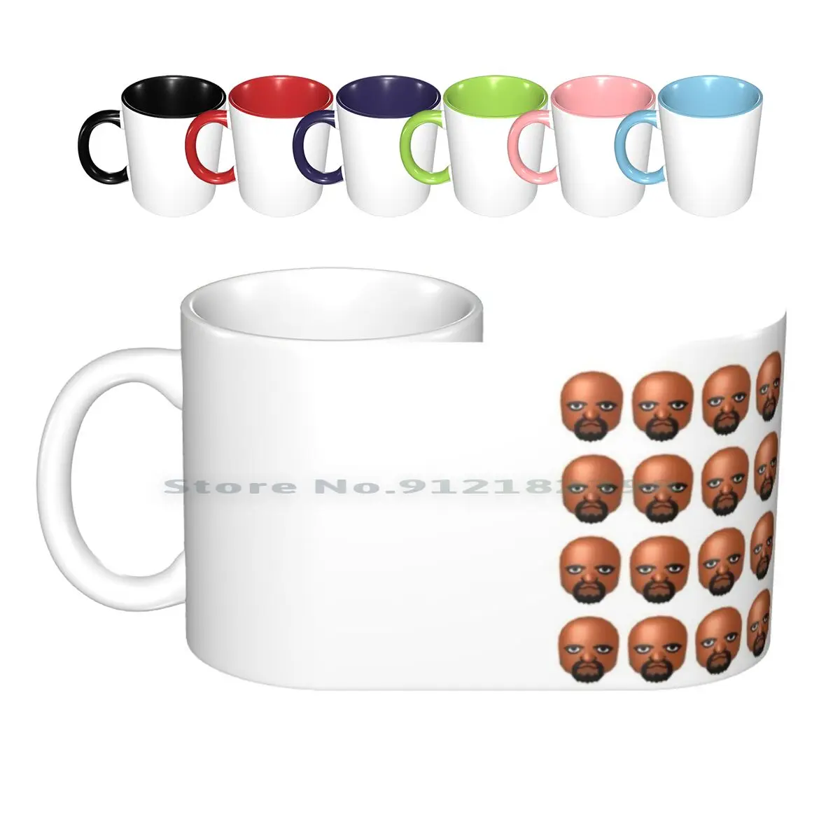 Wii Sports Matt Pack Sticker Ceramic Mugs Coffee Cups Milk Tea Mug Wii Mii Tennis U Wiiu Wii U Funny Meme Joke Dank Black Yoshi