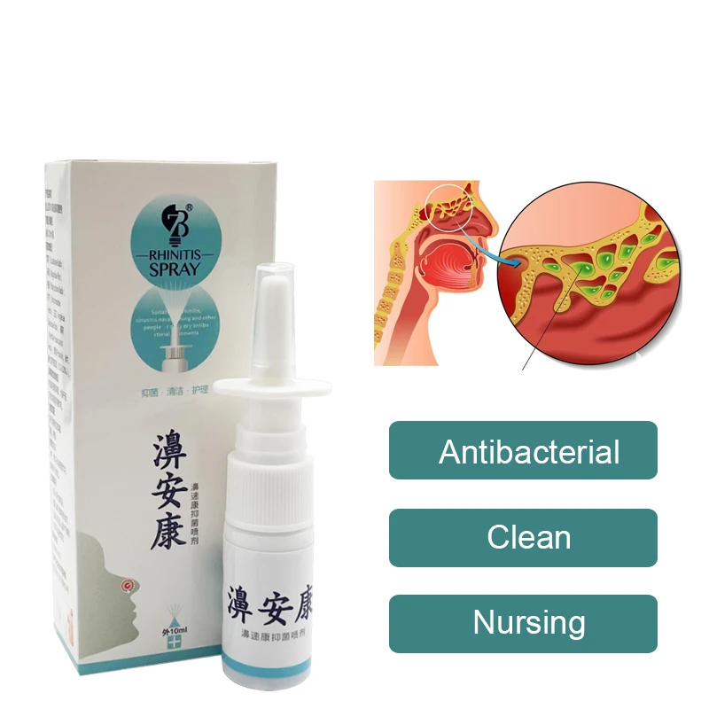 Nasal Sprays Chronic Rhinitis Sinusitis Spray Asthma Chinese Traditional Medical Herb Spray Rhinitis Treatment Nose Health Care