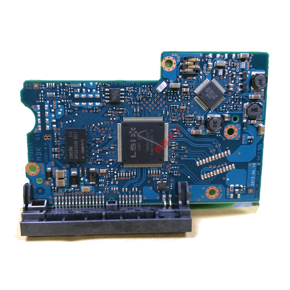 

Hard Drive PCB Controller 110 0A90377 01 For Toshiba/Hitachi 3.5 SATA 500G/1TB Hard Drive 220 0A90377 01 Label 0J21872