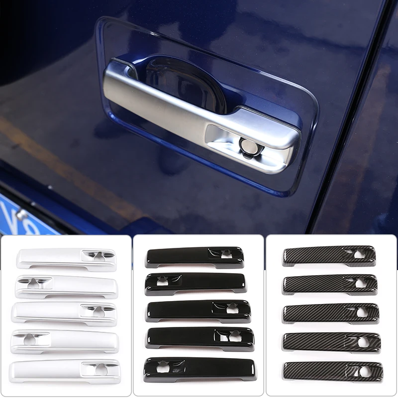 5 Pcs ABS Auto Outer Door Handle Cover For Mercedes Benz G Class W463 W464 G65 G55 G63 G500 G550 G350 2004-2022