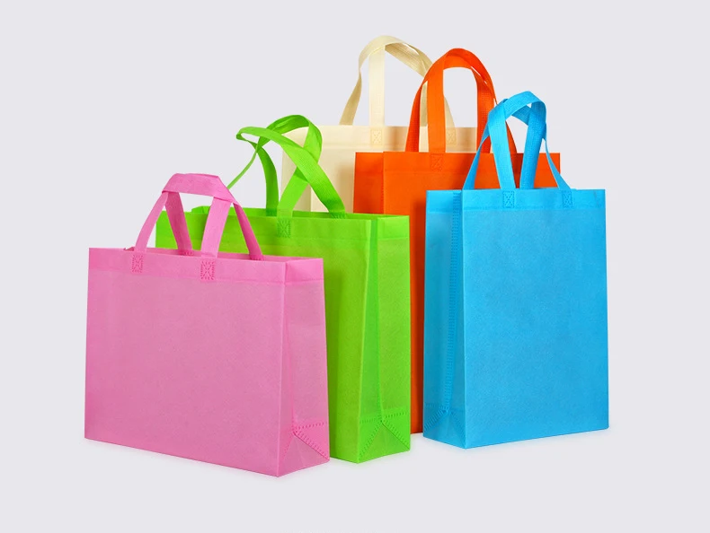 20 pcs New Wholesales reusable bags non woven /shopping bags/ promotional storage bags accept custom LOGO  logo print