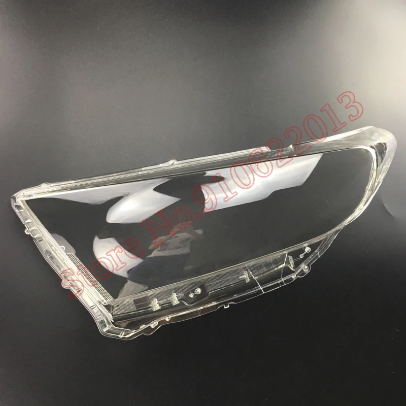 Front Car Headlight Headlamps Transparent Lampshades Lamp Shell Headlights Cover For Toyota Highlander 2012-2014