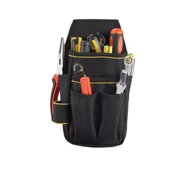 Electricians Technician Tool Bag 600D Oxford Tool Belt Waist Pocket Pouch Small Tool Bag With Belt Screwdriver Holder