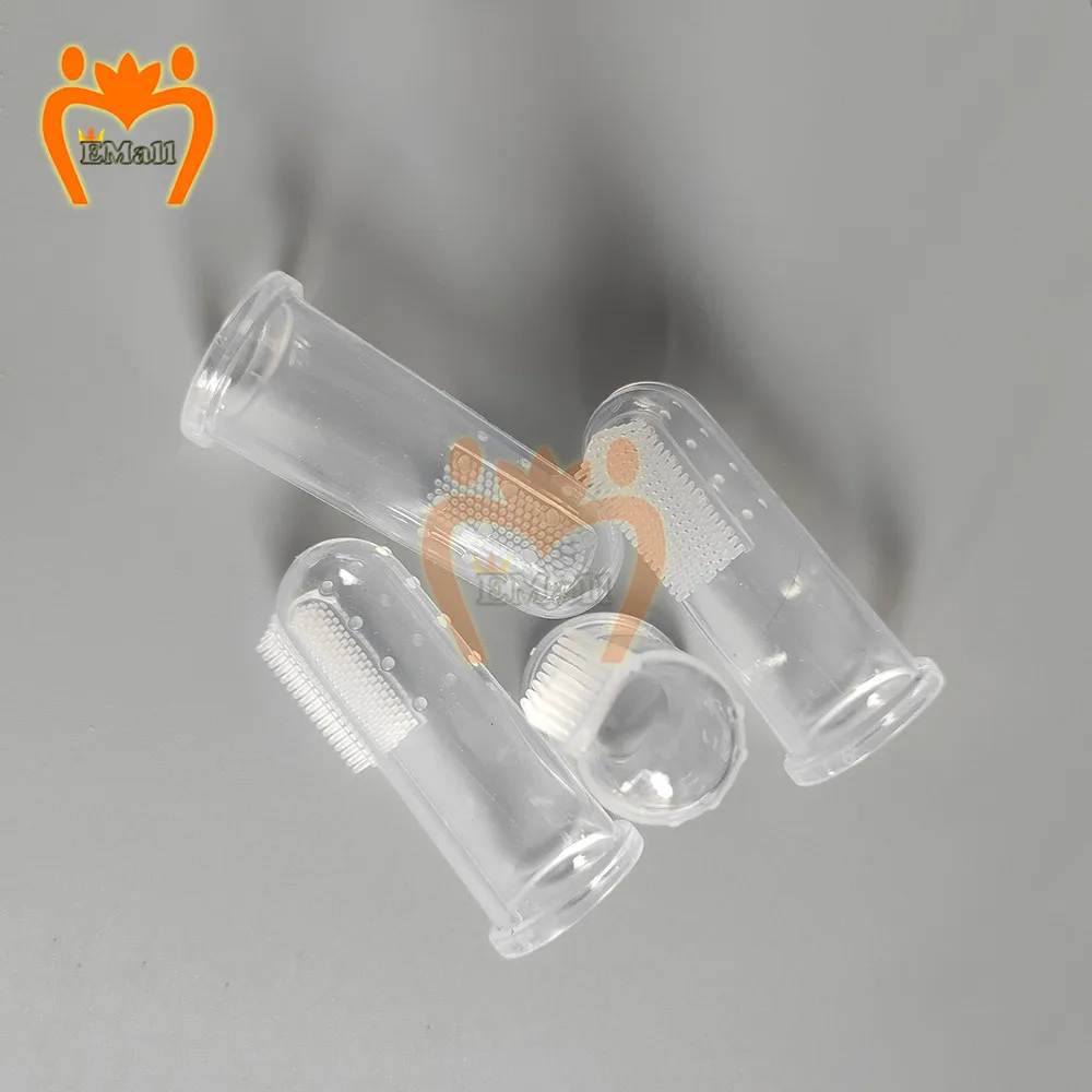 1pc gomma Pet Finger spazzolino da denti giocattoli per cani guanto in Silicone per cani e gatti denti puliti accessori per animali domestici