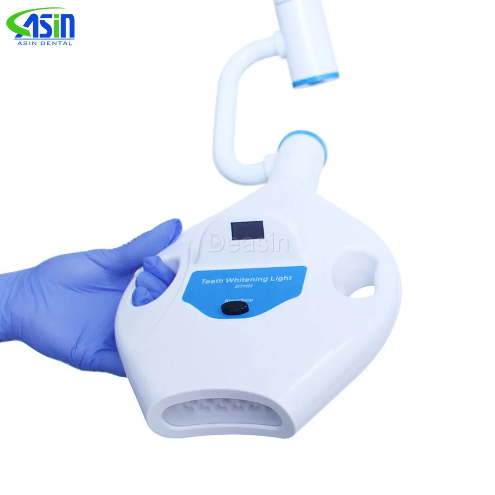 65w Portable dental teeth whitening LED machine 3 colors / moveable bleaching unit lamp floor standing with wheels