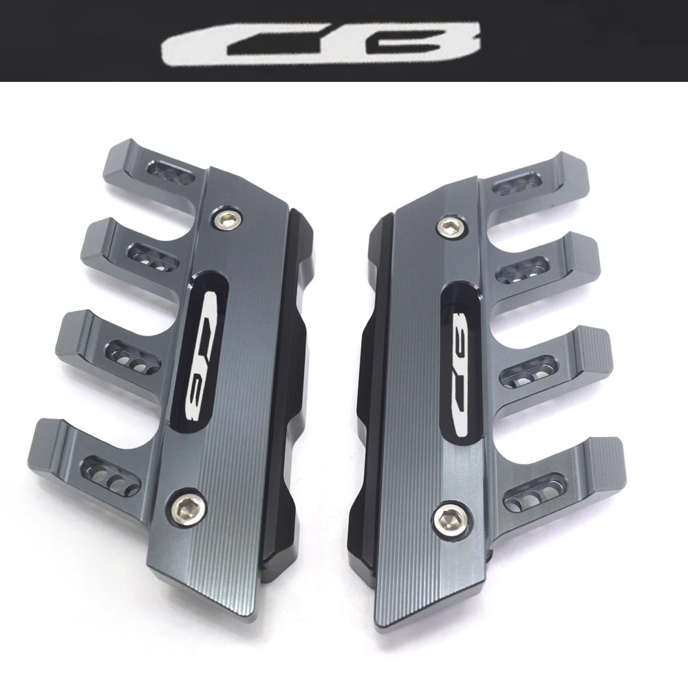 For cb150r 650r 300r 250r 650f 600f Motorcycle Mudguard Side Protection Mount Shock Absorber Front Fender Cover Anti-fall Slider