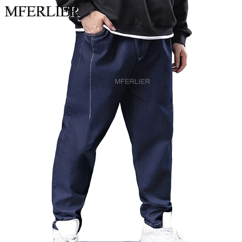 

MFERLIER Autumn Spring Jeans Men 7XL 140kg 5XL 6XL Large Size Trousers