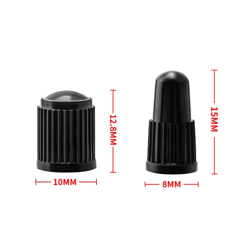 MUQZI 20PCS Bike Tire Valve Caps Presta Schrader Tubeless Rim Valve Dust Stem Covers MTB Road BMX Bicycle Accessories