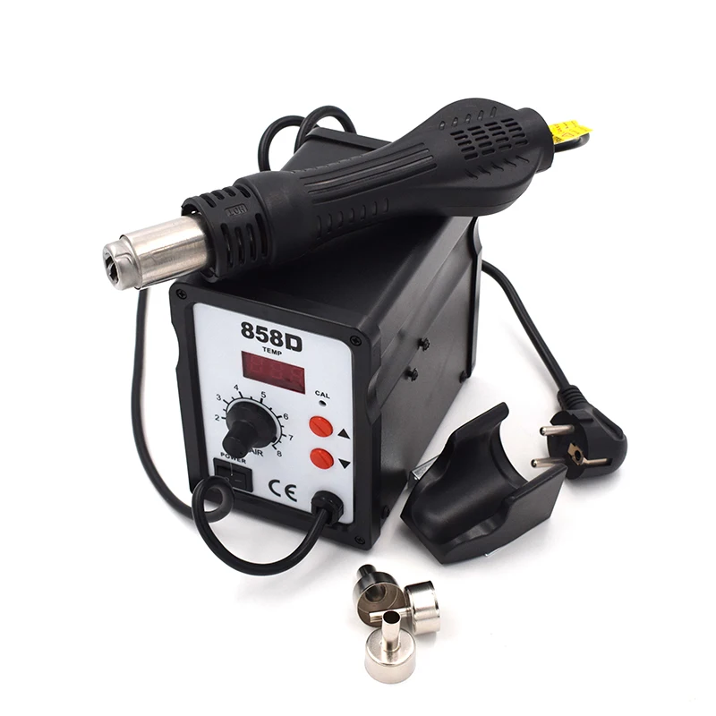 858D منفاخ هواء ساخن, محطة لحام SMD 220V 700W
