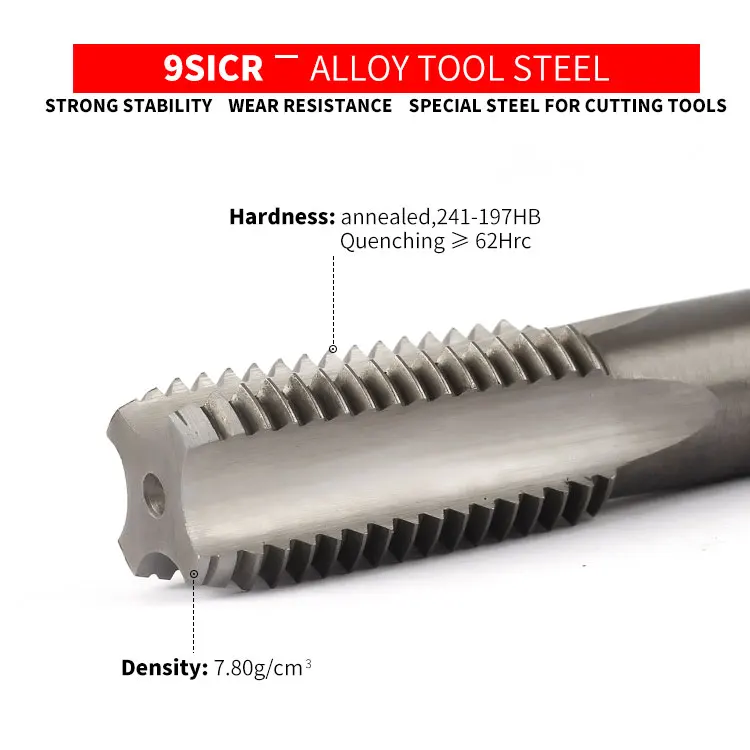 Hss mão direita broca da torneira, rosca métrica plug torneiras, ferramentas manuais, M2, M3, M4, M5, M6, M8, M10, M12, M16, M20, M22, M24, m27,