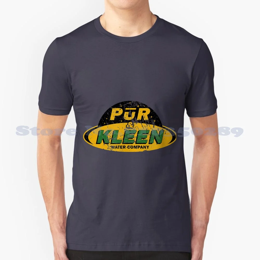 The Expanse Pur & Kleen Water Company Logo 100% Cotton T-Shirt In Wedding For Adorable A Vacations Kleen Christmas Funny Is