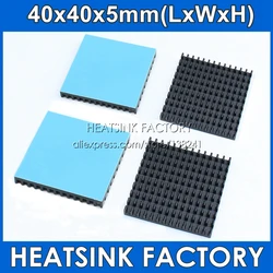 2pcs Radiator Aluminum Heatsink 40mm x 40mm x 5mm Heat sink Extruded Profile Heat Dissipation For Cooling