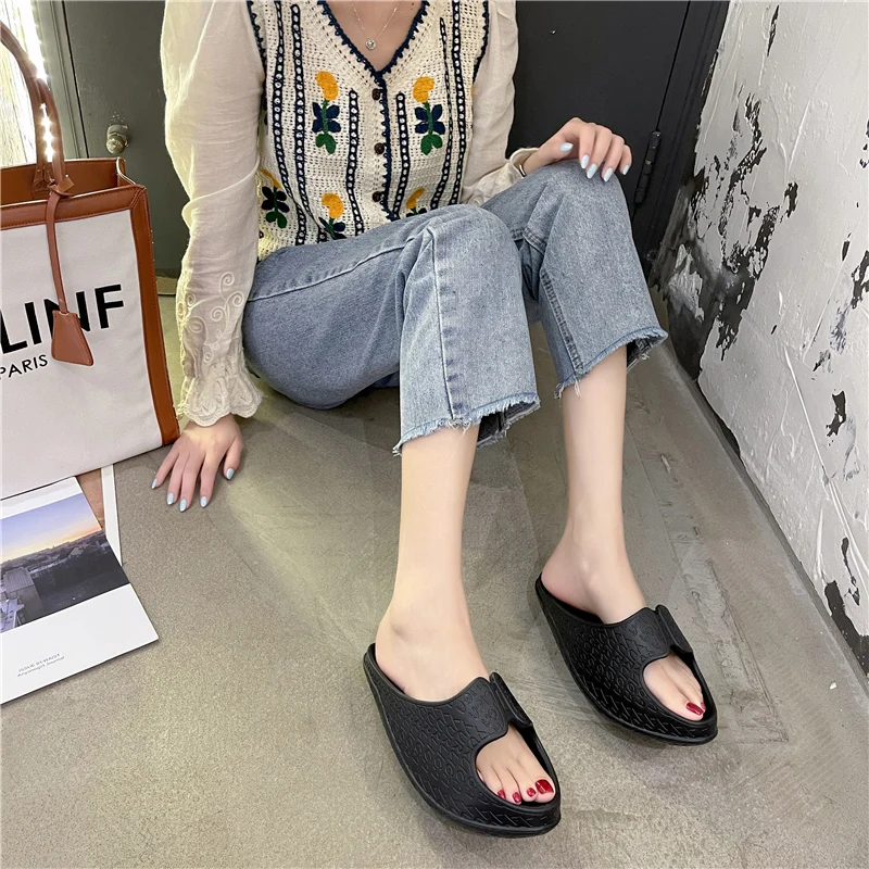 Wu Xin The Same Japanese Rocking Shoes Stovepipe Artifact Stovepipe Shoes Female Big S Weight Loss Slippers Slimming Lacing Shoe