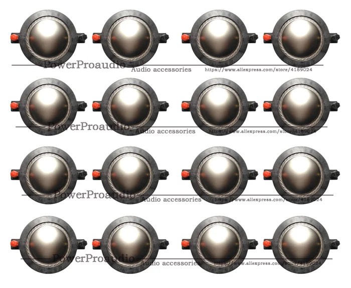 16pcs replacement High quality 8ohm diaphragm Replacement Diaphragm for Yorkville DE750, E2512, EF508, TX4, TX8, 7403 Driver