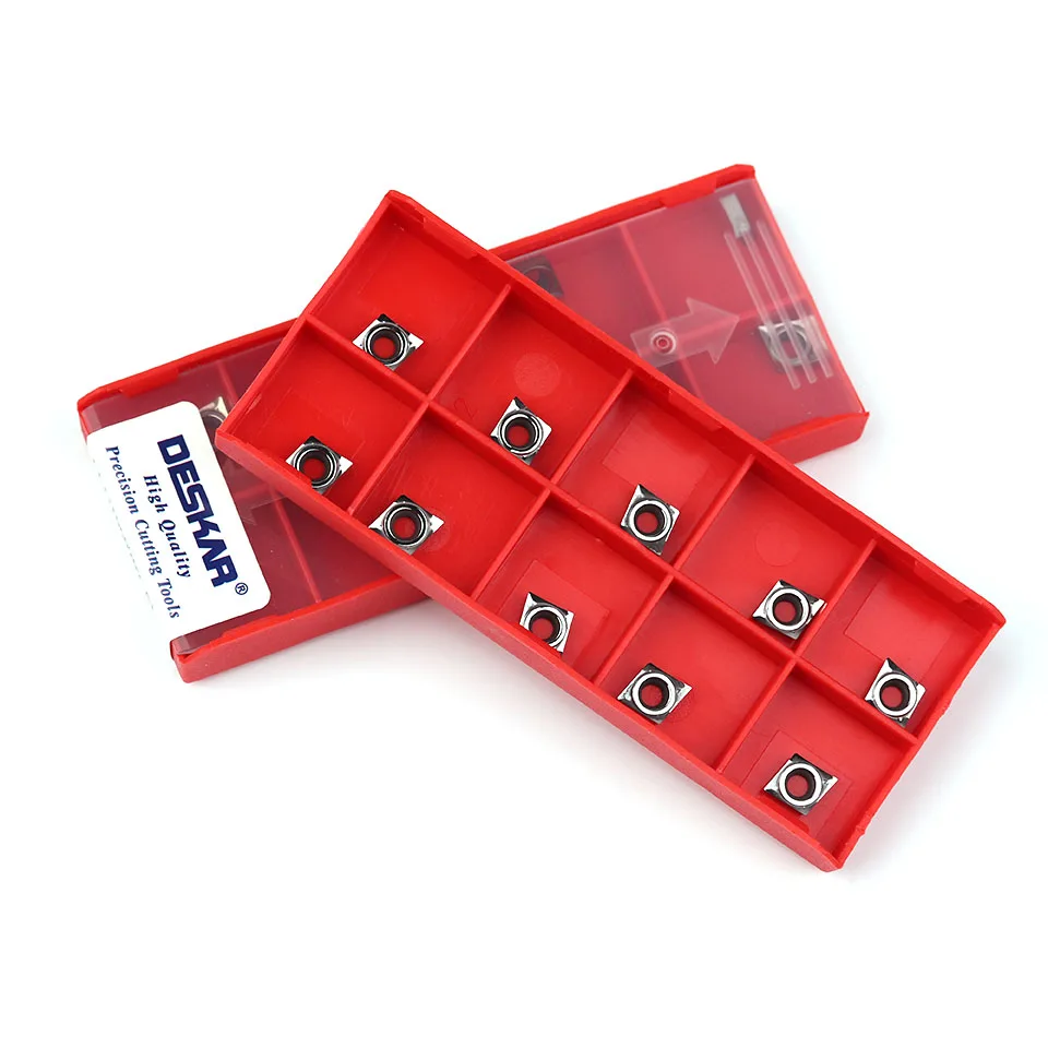DESKAR100 % Gốc CCGT060204 CCGT060202 CCGT09T302 CCGT09T304 CCGT09T308 CCGT120404 AL K10 Cacbua Nhôm Lưỡi Dao Đồng Dao