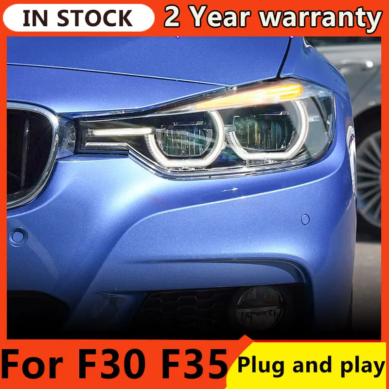 

Фара для BMW F30 2013 2014 2015 F35 Светодиодная фара 320i 318i 325i DRL Angel Eye Beam Автомобильные аксессуары