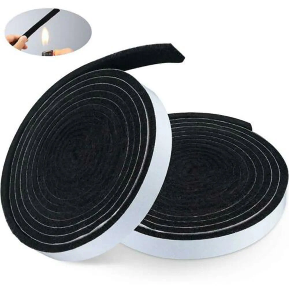 

Heat Barbecue Smoker Gasket BBQ Door Lid Seal Self Stick Sticker Kitchen Sealing Tape Stove Gasket BBQ Accessories for Grill