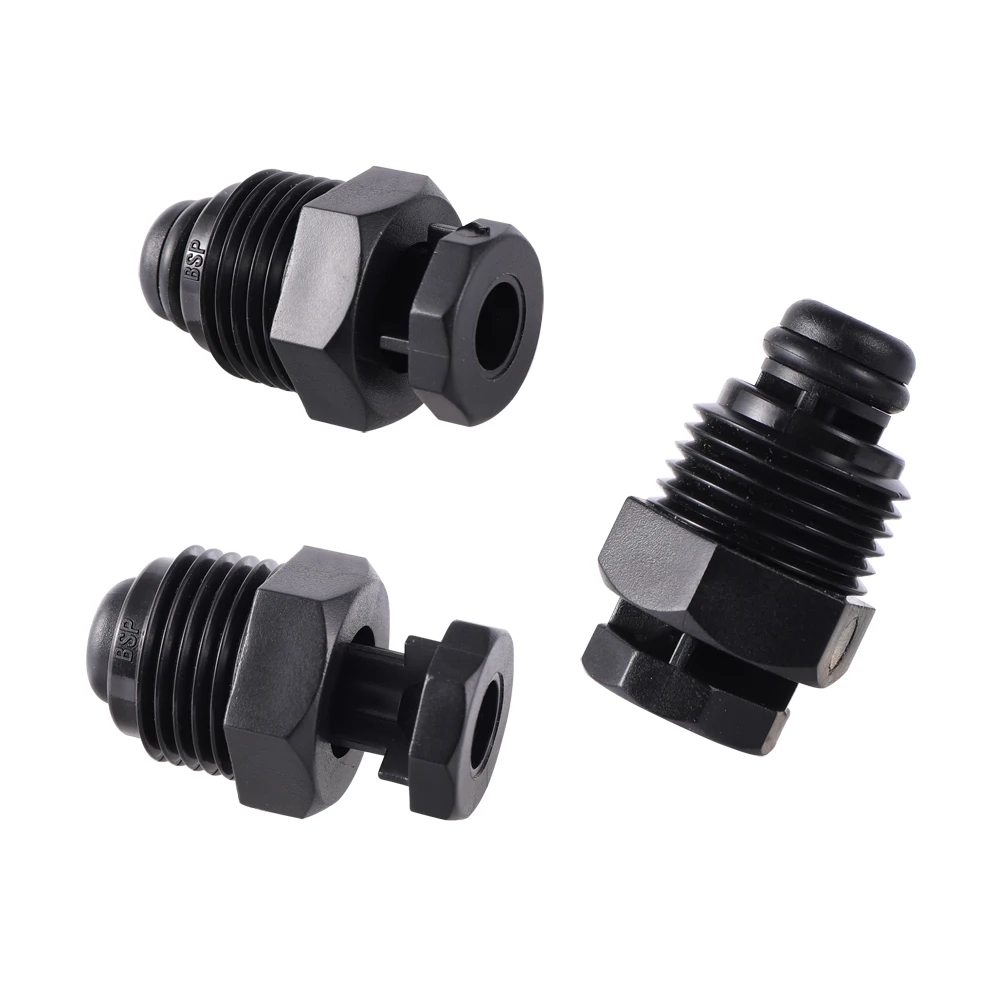 Plastic Automatic Mini Exhaust Valve Garden Irrigation System Air Vent Valve Water Pipe Fittings Garden Hose Intake Valve 3pcs