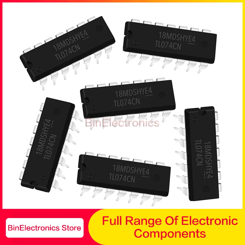 10PCS-25PCS TL074CN DIP14 TL074 DIP 074CN DIP TL064CN TL084CN TL074 TL064 DIP-14 Low Power Operational Amplifier