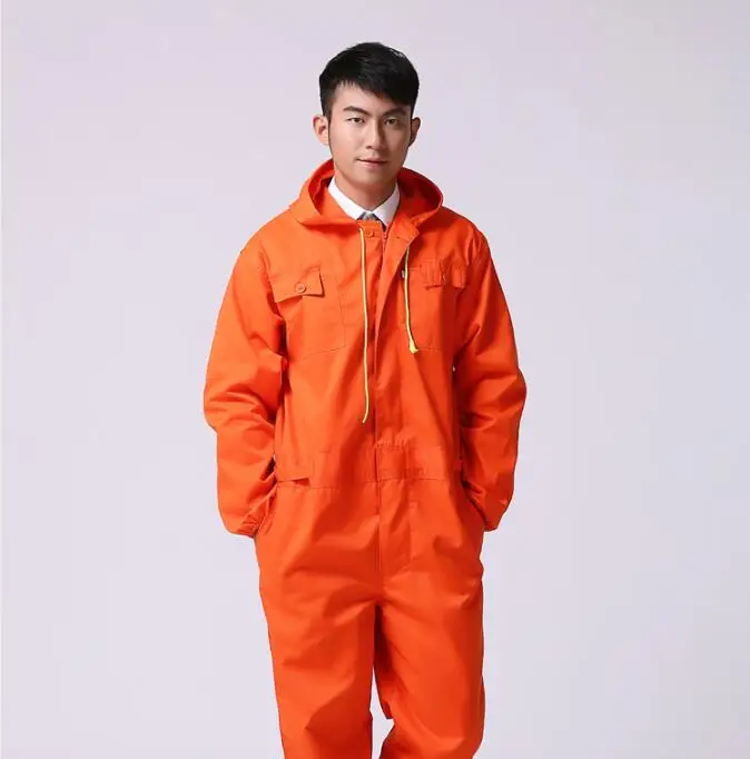 Auto Repair Overalls Jumpsuit Spray Paint Coveralls Men Farm Hoodie Spring Work Uniform