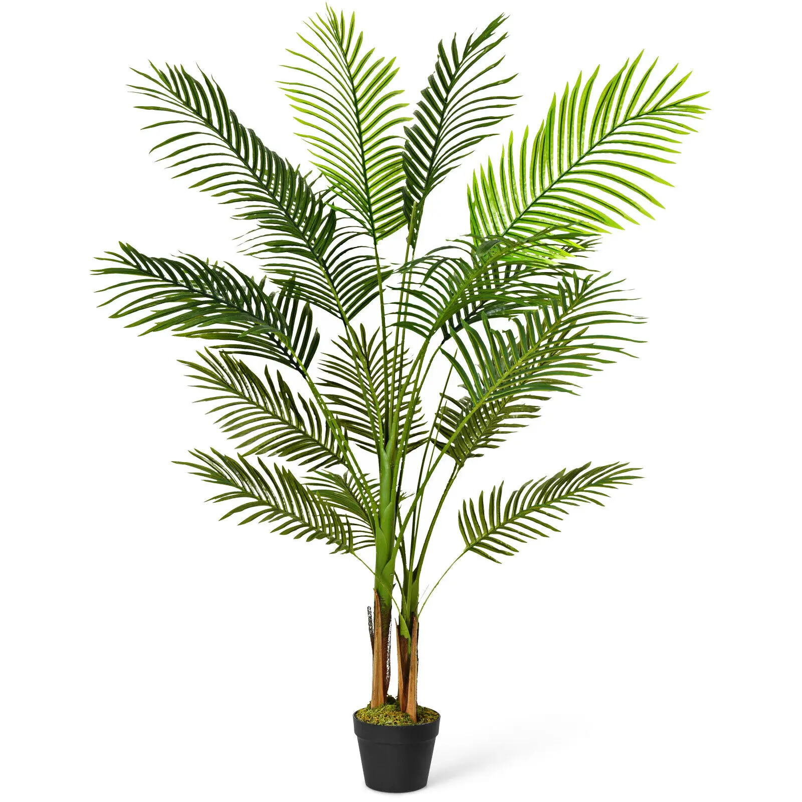 Costway 5Ft Artificial Phoenix Palm Tree Plant for Indoor Home Office Decoration  HW67139