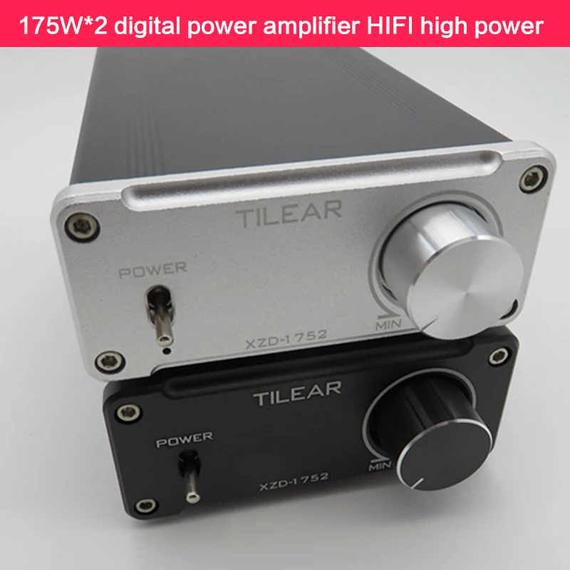 175W*2 Digital Power Amplifier DC18-35V TPA3251 HIFI High-power Audiophile Power Amplifier DIY with Tone Knob 20-20kHz