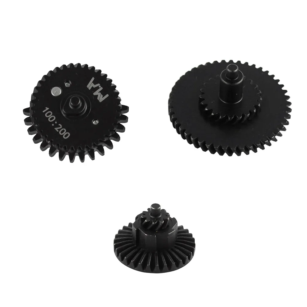 VULPO M.A Gen2 100:200 CNC Steel Cutting High Torque Gear Set For Airsoft AEG Ver.2/3 Gearbox