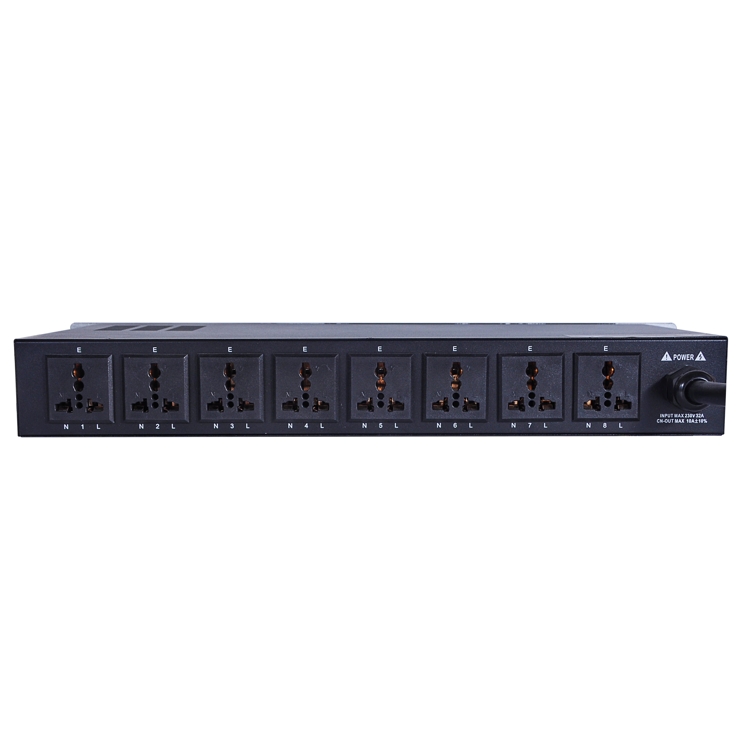 Leicozic 1028B 8 Channel Power Sequencer Controller Professional Sound System Pro Audio Equipo De Sonido