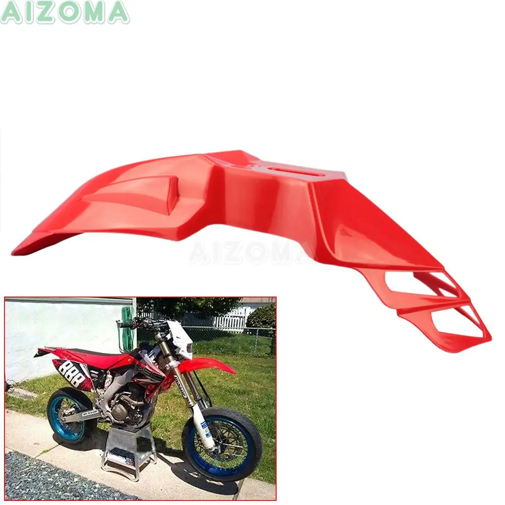 ABS Plastic Front Fender Offroad Dirt Bike Motocross Universal Mudguards For Honda XR400 XR650L CRF250 CRF450L CRF450 CRF XR CR