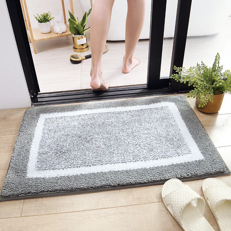 

Simple thickened door mat door mat bathroom door absorbent non-slip bathroom mat bedroom room floor mat