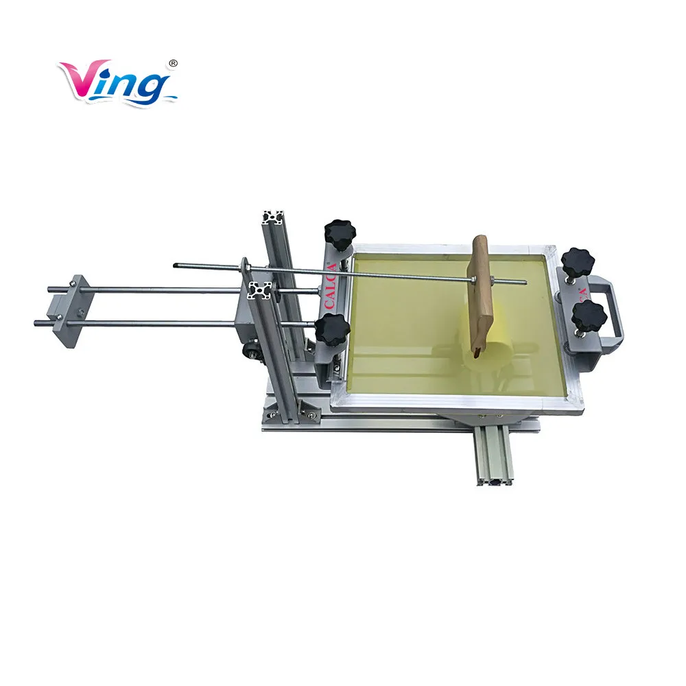 Calca Manual Cylinder Screen Printing Press, for Pen / Cup / Mug / Bottle (with 10in Squeegee)